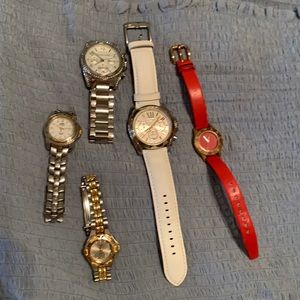 Bundle of watches  2 MK, Marc Jacob. Go see